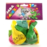 Baloane gonflabile cu imprimeu – mix de culori, 9 buc.