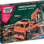 Clementoni Science & Play Laborator mecanic – camioane de transport 10‑în‑1