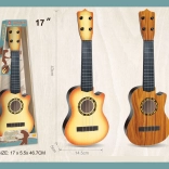 Chitară din plastic pentru copii cu 4 corzi