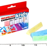 Crete colorate pentru trotuar, triunghiulare, 6 buc.