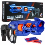 Blaster manual pentru copii BLAZE STORM 8+ cu culisă și 20 de gloanțe din spumă