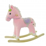 Unicorn balansoar cu efecte – roz (74 × 28 × 65 cm)