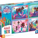 Clementoni puzzle Ariel 4 în 1 (12–24 piese)