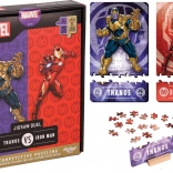 Puzzle Duel MARVEL Avengers: Thanos vs Iron Man 2×70 piese