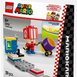 Set de construcție Super Mario - Toad din Pit Crew