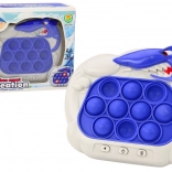 Consolă Pop-It Rechin Lumină Sunete Albastră