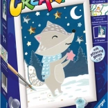 CreArt Pictură clasică bursuc printre stele