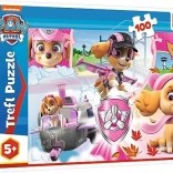 Puzzle 100 piese – PAW PATROL Skye în acțiune
