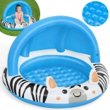 Piscină pentru copii cu baldachin Bestway Zebra