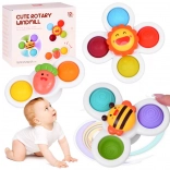 Senzoe Fidget Spinner cu ventuză 3 bucăți