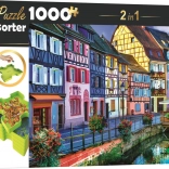 Puzzle cu sortator 2‑în‑1 Colmar, Franța 1000 piese