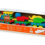 Set de construcție tren MARIO – 41 piese