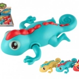 Cameleon din plastic cu mecanism pe arcuri pentru apă pentru copii