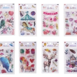 autocolante din hârtie, mix de motive, 18,5 × 10 cm, 6 foi