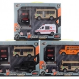 Set de mașini cu volantă și stație de alimentare pe baterii