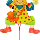 Jucărie din lemn cu șnur Jumping Jack – fetiță GOKI