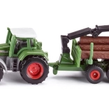 Siku Farmer tractor cu remorcă forestieră – model metalic