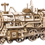 Puzzle Rokr 3D din lemn, locomotivă, 350 piese