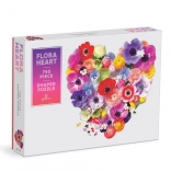 Puzzle Galison Inimă florală 750 piese