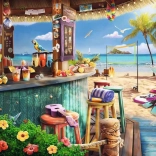 Puzzle bar pe plajă 1500 piese RAVENSBURGER