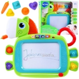 Tablă magică colorată în formă de cal cu ștampile