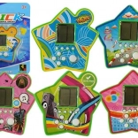 Joc electronic de buzunar Tetris în formă de stea – verde