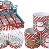 arcușor roșu‑alb iconic cu motiv festiv 6 cm