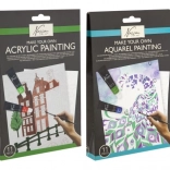 Set pictură acrilică - 4 modele diferite