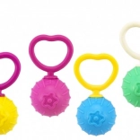 Zornăitoare retro din plastic cu bilă (0m+)