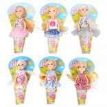 Păpușă 12 cm – jucărie miniaturală de colecție