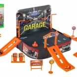 Jucărie garaj cu mașină Welly Porsche