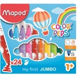 Carioci MAPED Color'Peps Early Age Jumbo, 24 buc