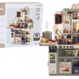 Bucătărie pentru copii cu lumini, sunete și abur rece, 88 piese