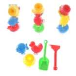 Set de nisip cu lopățică, greble și forme