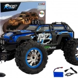 Mașină RC de curse 1:18 albastru off-road 35 km/h