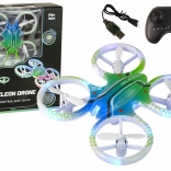 Dron colorat cu telecomandă cu lumini