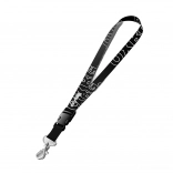 Șnur pentru gât cu carabinieră OXY OXBG White