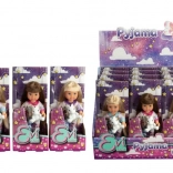 Păpușa Evi în pijama cu unicorn 12 cm