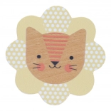 Petit Collage zornăitoare din lemn leuț