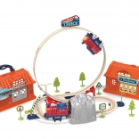 Pistă de tren în valiză – 142 piese