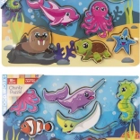 Puzzle din Lemn Lumea Subacvatică