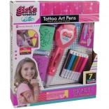 Studio de tatuaje pentru copii pe baterii