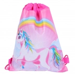 Rucsac școlar pentru încălțăminte și echipament de exerciții cu motiv Unicorn 35x27 cm