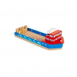 Feribot feroviar din lemn BIGJIGS RAIL