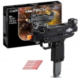 Set de construcție pistol din blocuri Micro UZI cu muniție – DOUBLE EAGLE