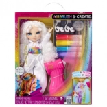 Rainbow High Airbrush păpușă cu accesorii – ochi verzi