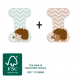 Small foot literă din lemn I