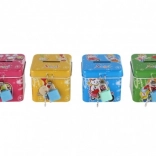 Pușculiță metalică pentru copii cu lacăt