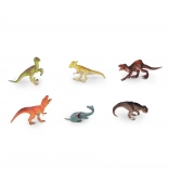 set de 6 figurine dinozauri din cauciuc tare
