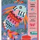 Imagini din nisip și sclipici: Peștișori curcubeu